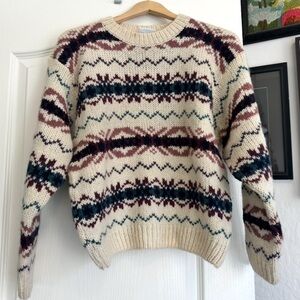 Vintage Laura Ashley Wool Silk Blend Sweater. Size: Small. Excellent condition